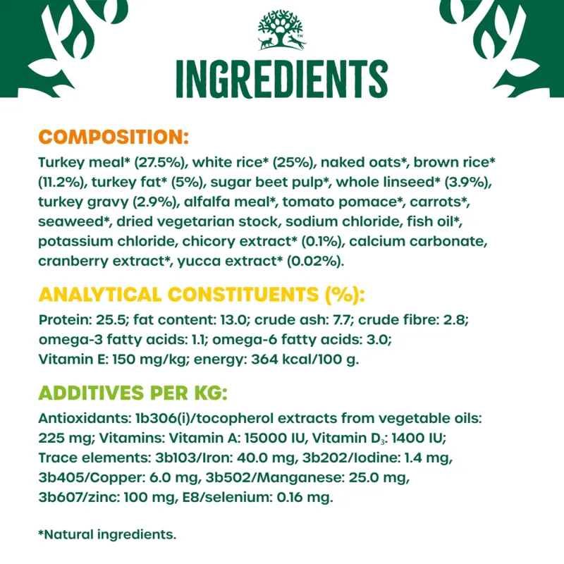 James Wellbeloved Dog Senior Small Breed Turkey 1.5kg-5